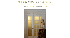 Desktop Screenshot of groviandollmuseum.org