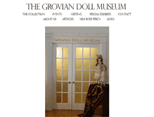 Tablet Screenshot of groviandollmuseum.org